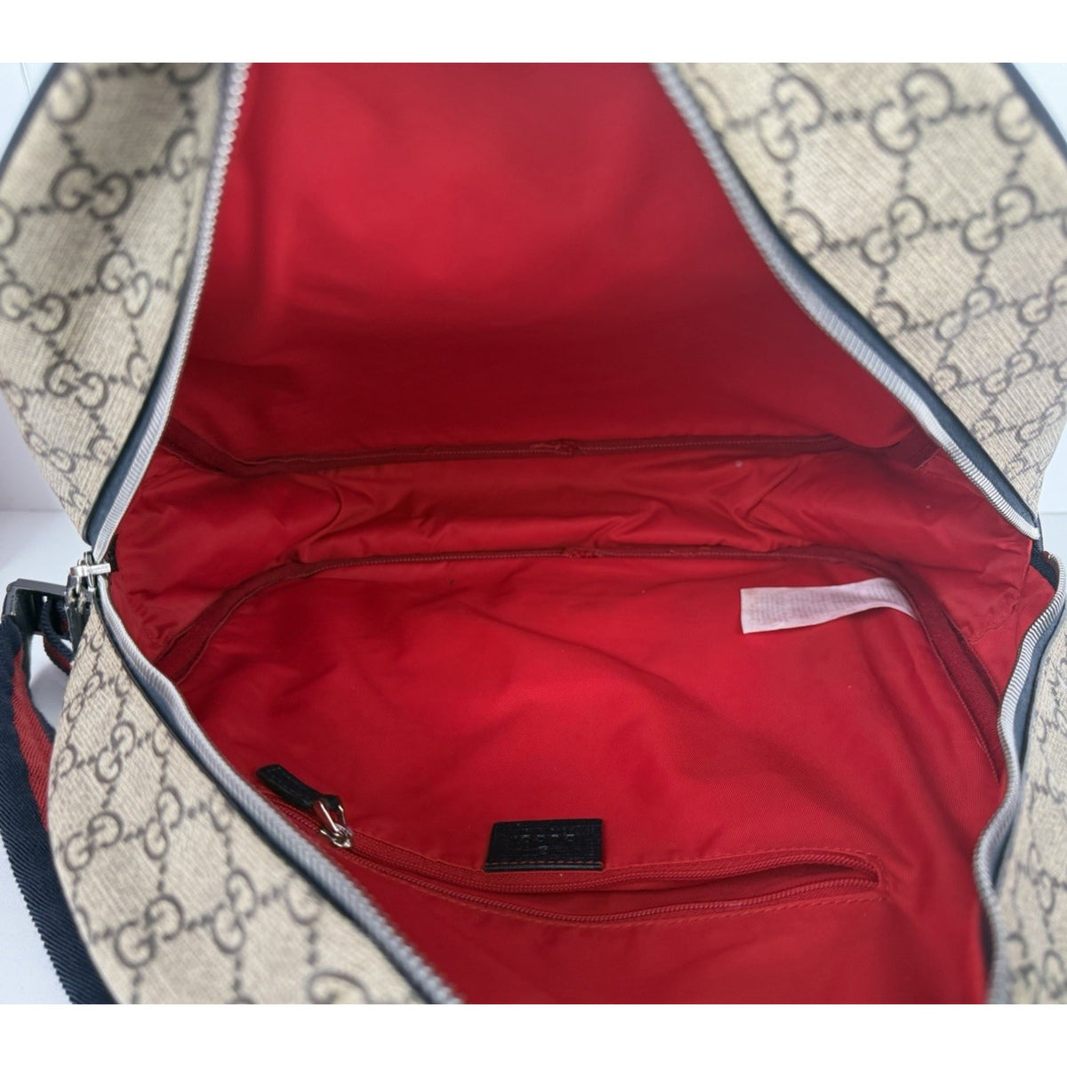 Gucci Animalium Children's Backpack in Brown GG Supreme Monogram Coated Canvas S