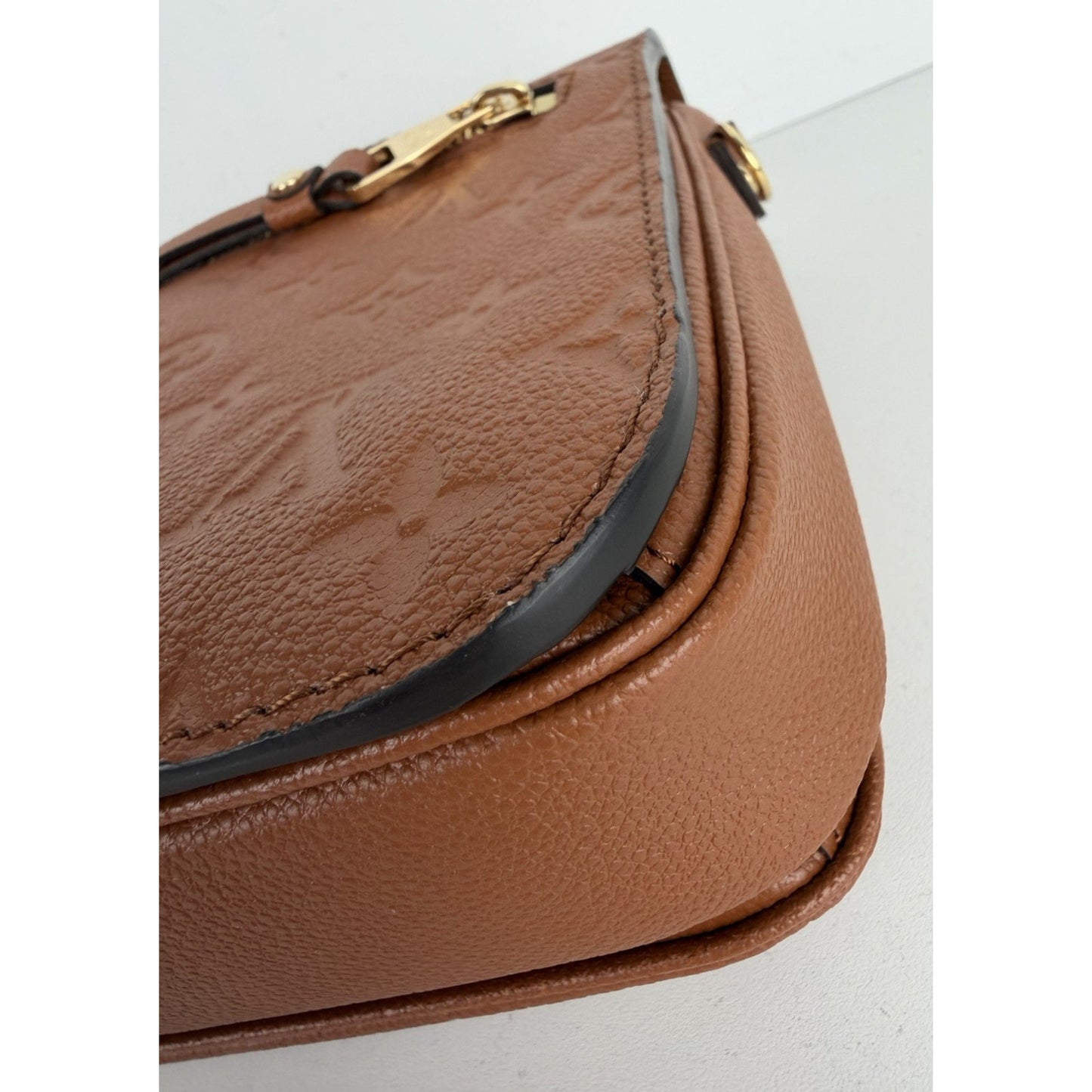 Louis Vuitton Pochette Metis Bag in Cognac Monogram Empreinte Leather NFC B-4