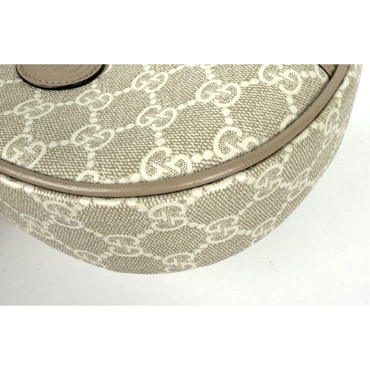 Gucci GG Supreme Crescent Mini Half-Moon Shoulder Bag in Coated Canvas S-07