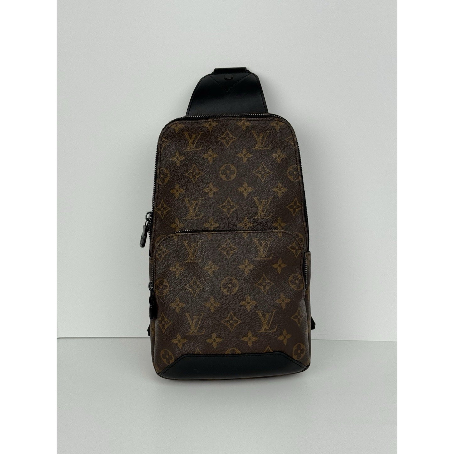 LOUIS VUITTON Monogram Macaser Avenue Sling Bag Men's