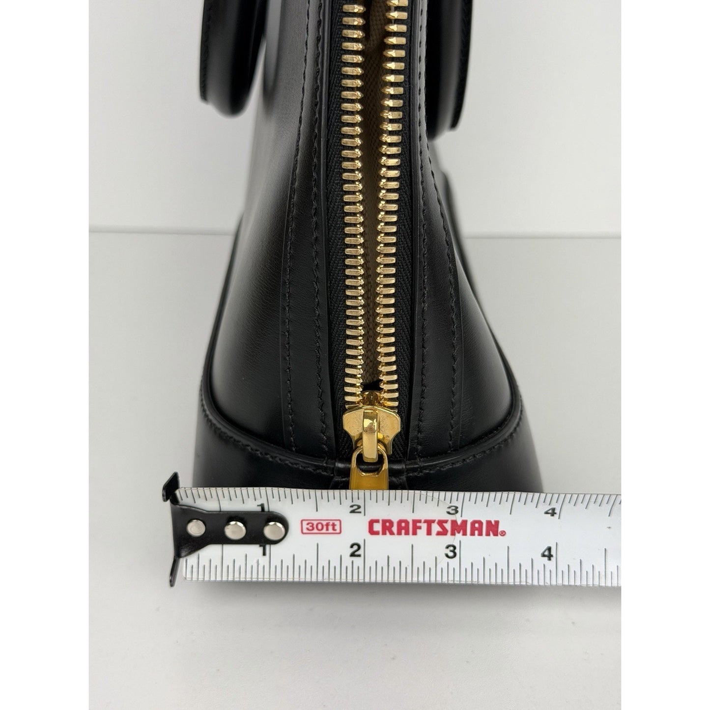 LAYAWAY Gucci Horsebit 1955 Medium Top Handle Bag in Black Smooth Leather C5