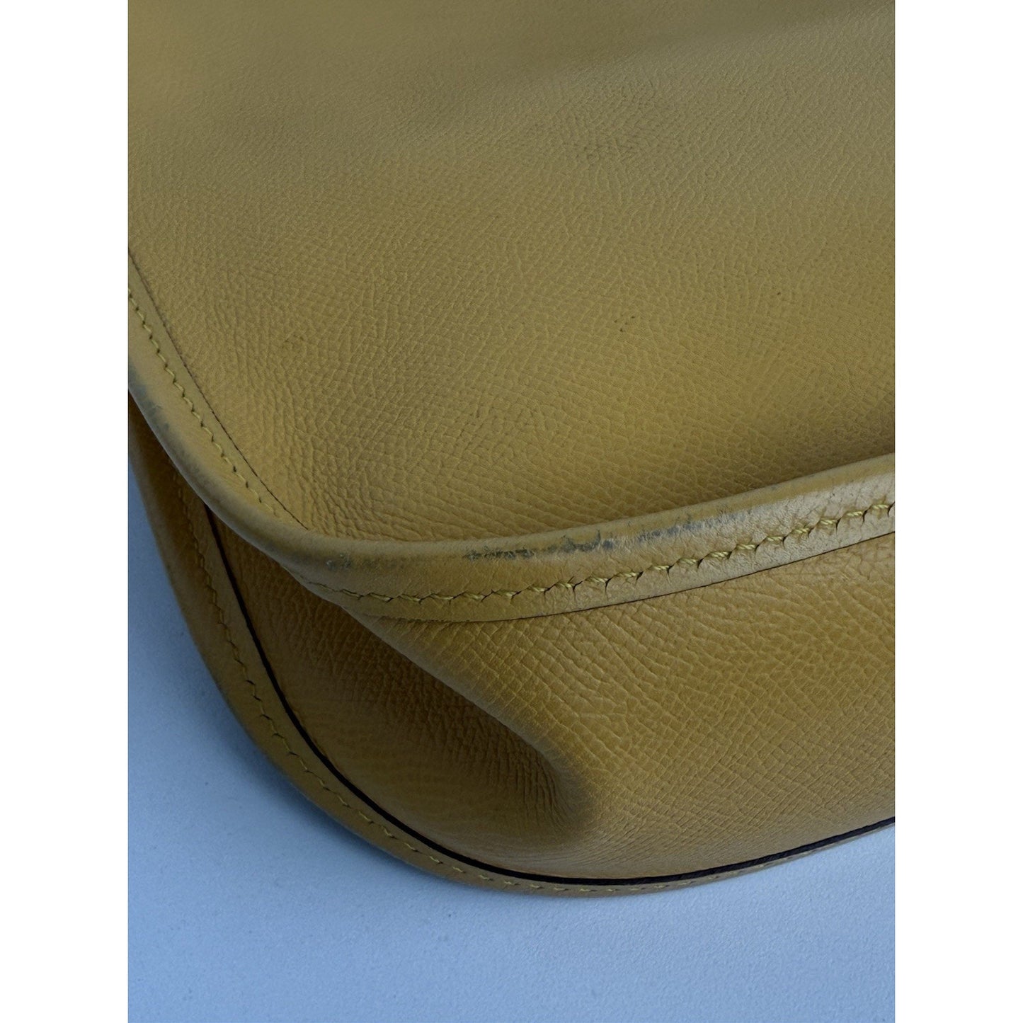 Hermès Evelyne Petit Modèle (PM) Yellow/Mustard Women's Crossbody Bag