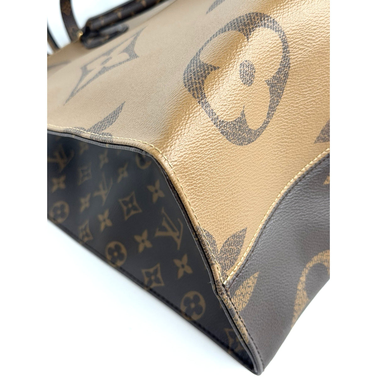 Louis Vuitton OnTheGo GM Tote Bag Brown Reverse Monogram Coated Canvas 2020 R-1