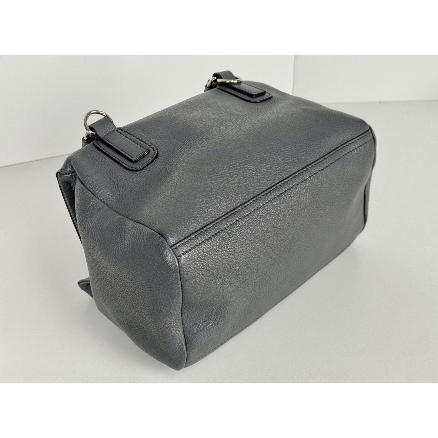 Givenchy Medium Pandora Shoulder Bag in Gray Grained Leather B-1