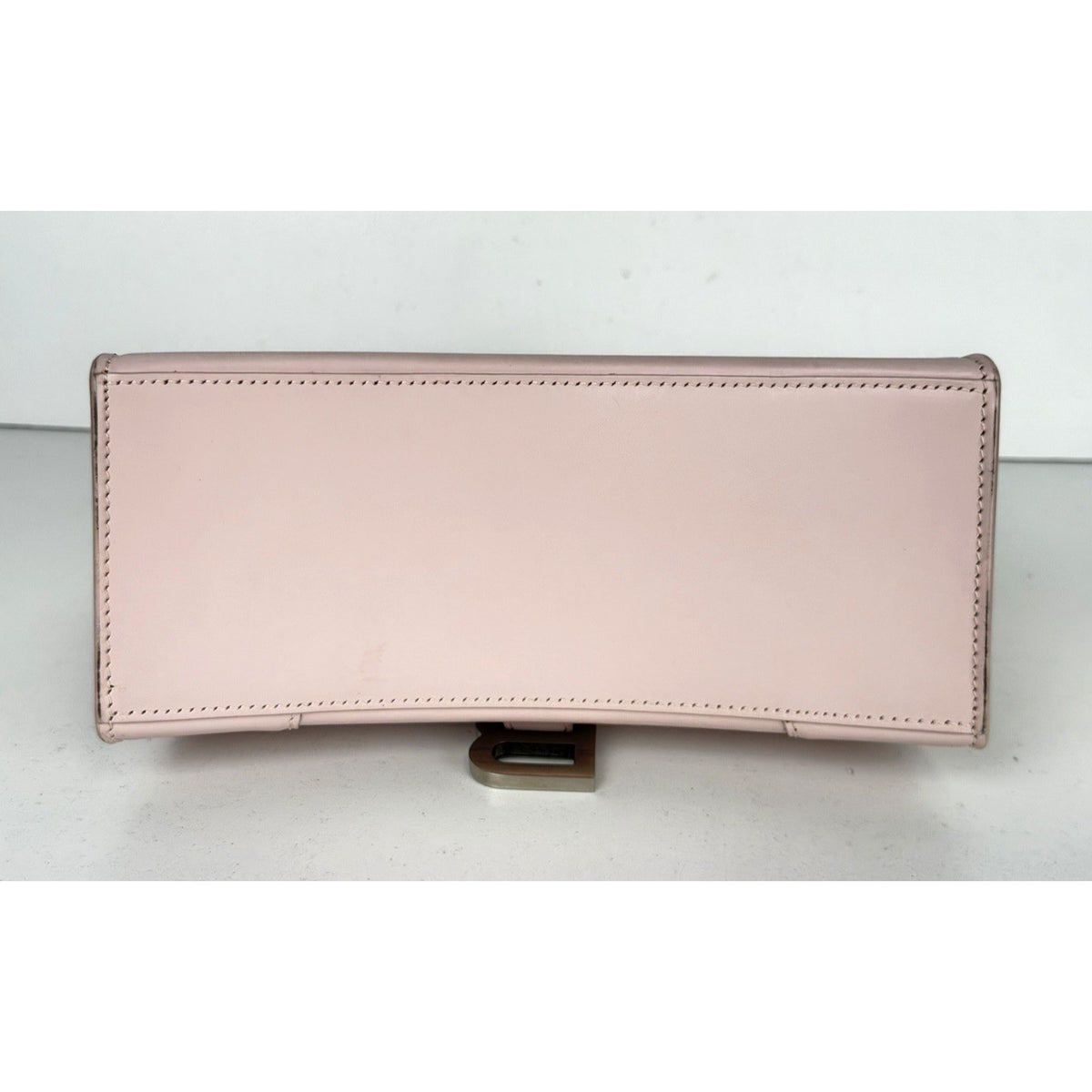 Balenciaga Hourglass Small Top Handle Bag in Pink Leather Detachable Strap S-05