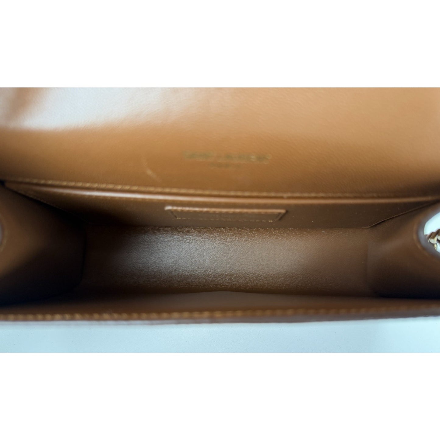 Saint Laurent Kate Small Tassel Wallet on Chain in Lizard Embossed Leather C9