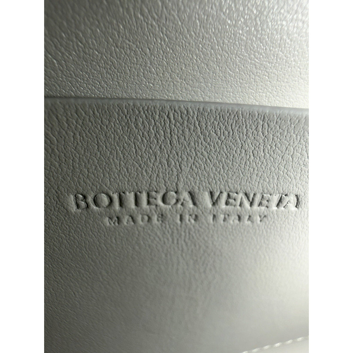 Bottega Veneta Concert Pouch Crossbody Bag Mini in Gray Intrecciato Leather E-1