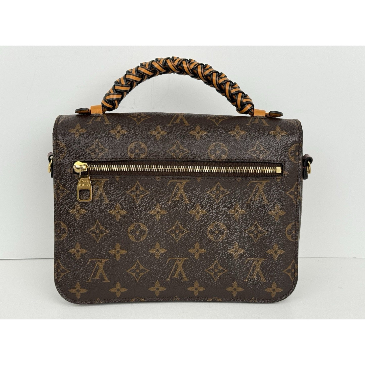 Louis Vuitton Monogram Braided Pochette Métis Coquelicot Crossbody Bag