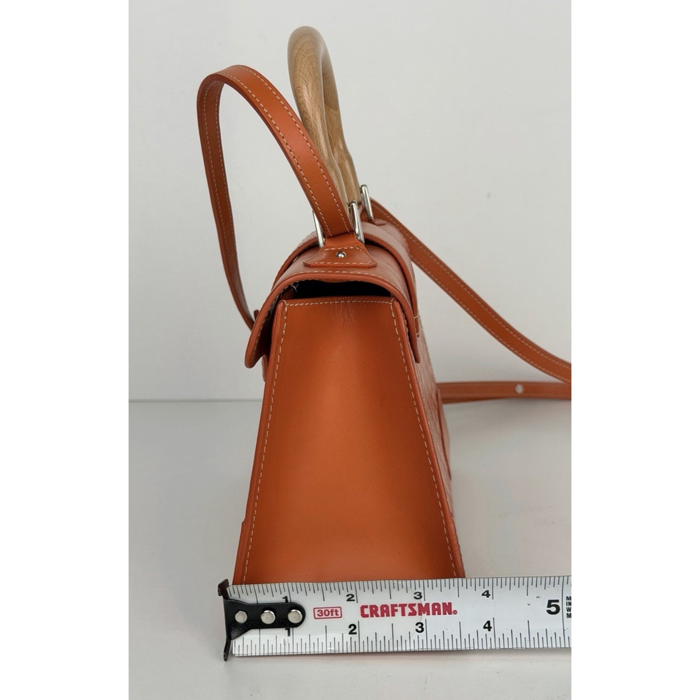 Goyard Goyardine Structure Mini Saigon Handbag Orange Coated Canvas&Leather D1