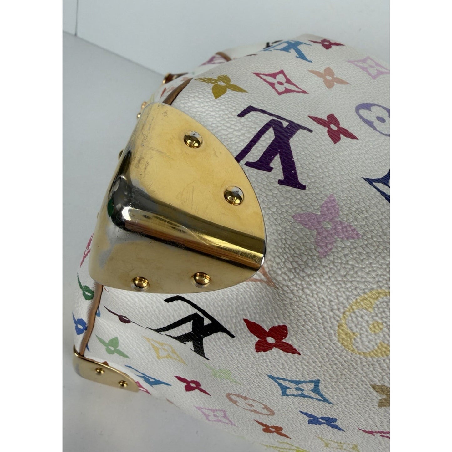 Louis Vuitton x Takashi Murakami Speedy Bag 30 in Monogram Multicolore 2004 S-08