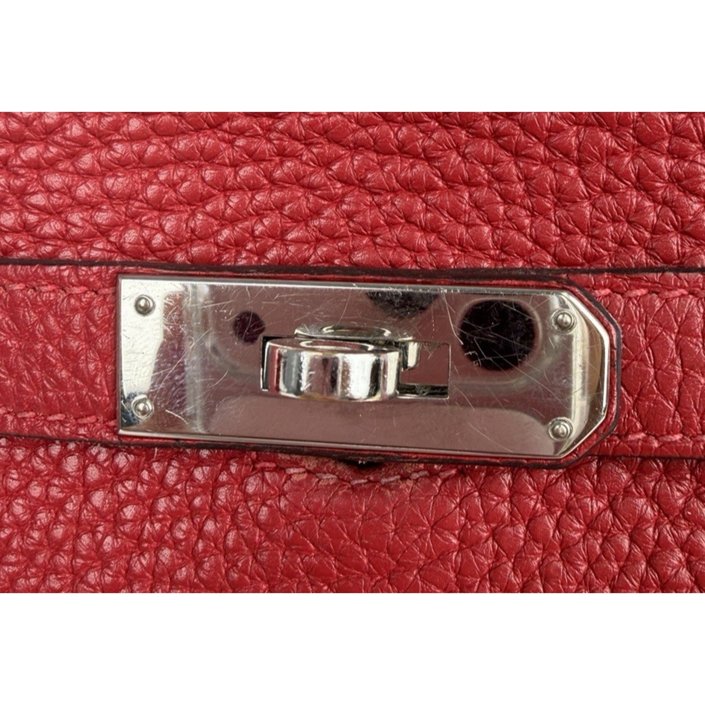 Hermès Jypsiere 28 Messenger Bag in a Rich Red Calfskin Leather 2012 E5