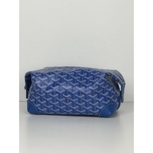 Goyard Goyardine Boeing 25 Clutch Blue