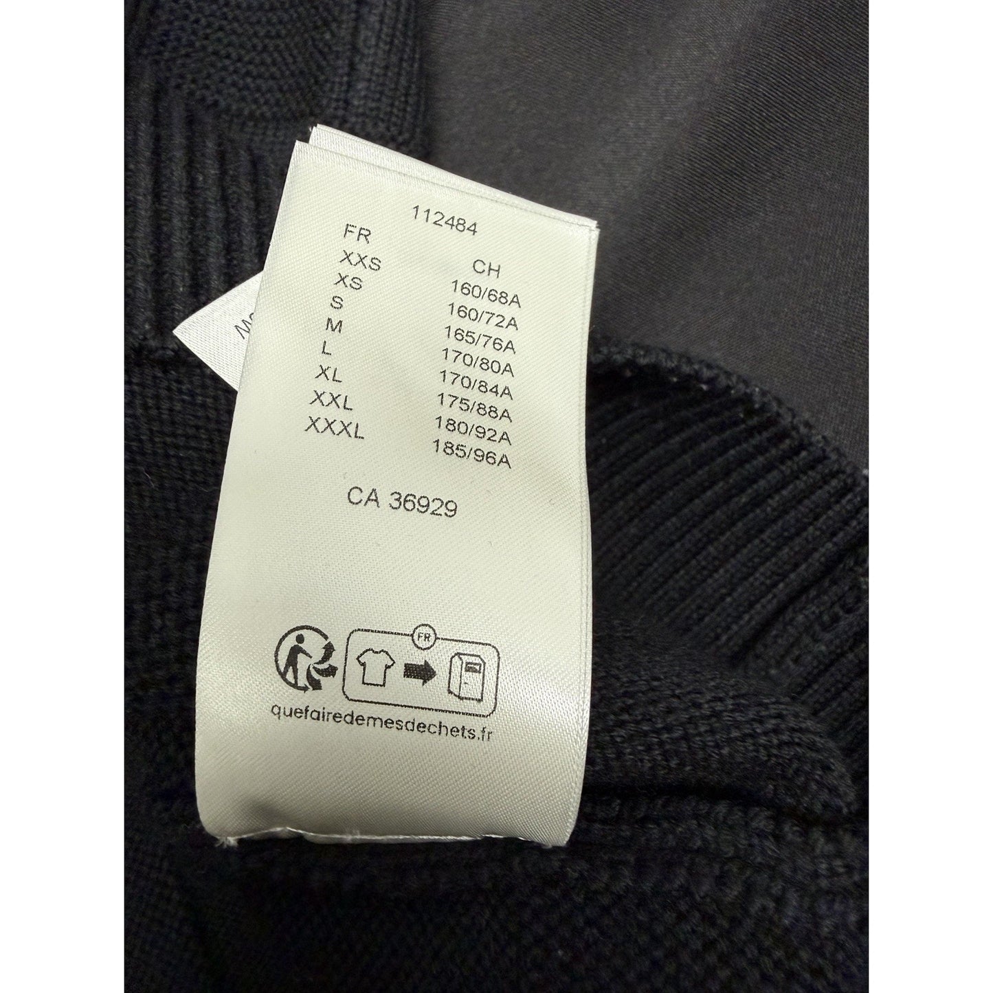 Louis Vuitton Pullover Sweater in Black Embellished Wool Damier