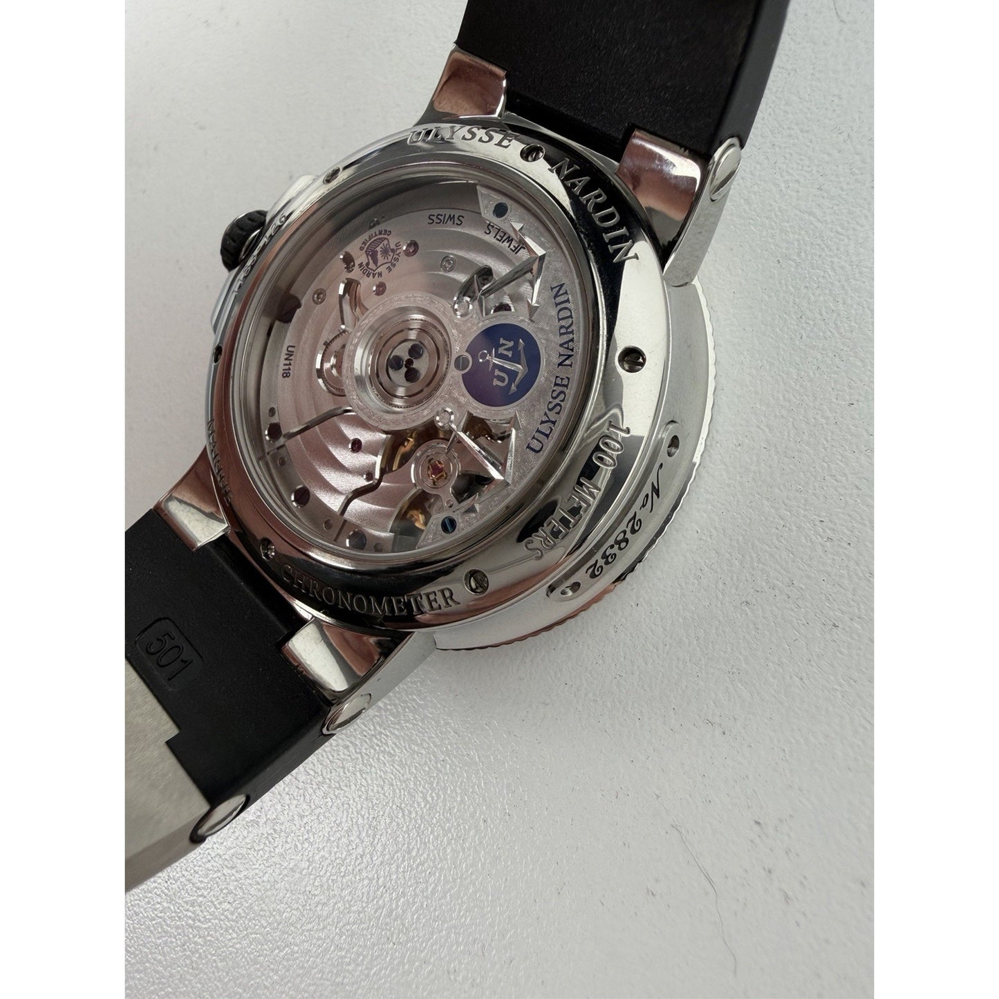 Ulysse Nardin Marine Chronometer Black Automatic 43mm 1183-126