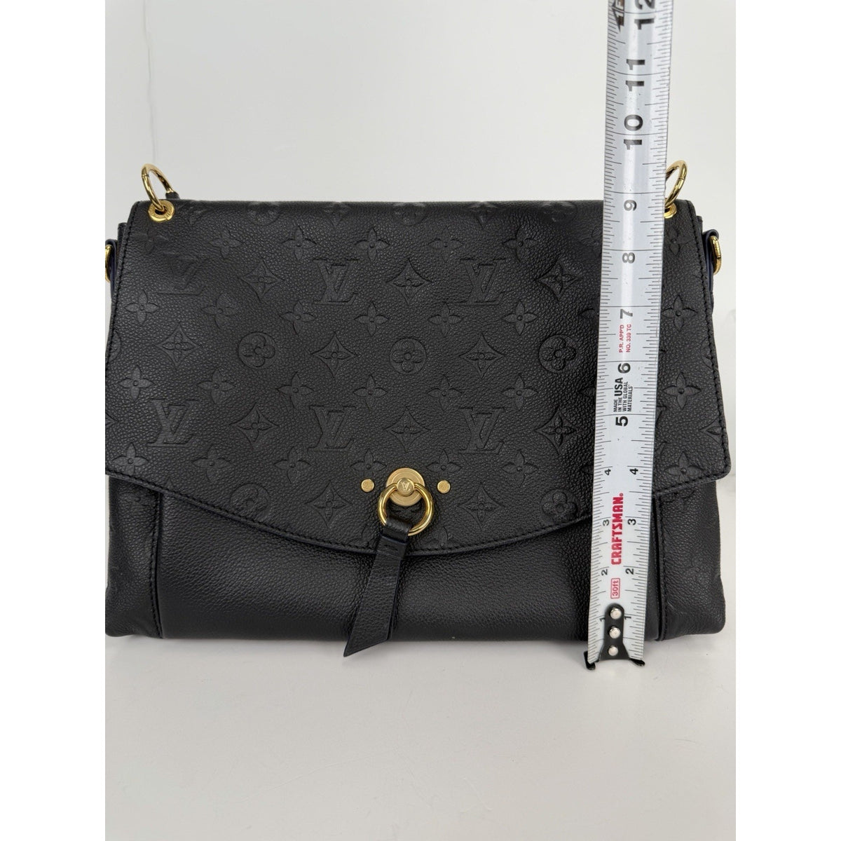 Louis Vuitton Blanche MM Top Handle Bag in Black Empreinte Leather 2018 E2