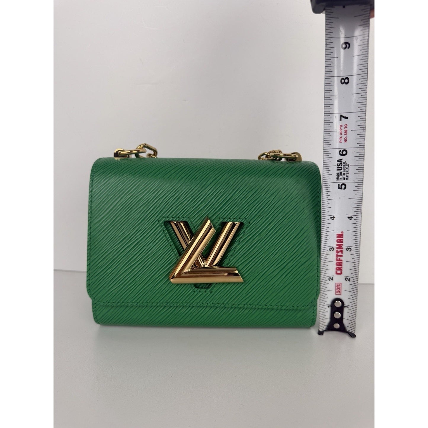 Louis Vuitton Twist PM Bag in Green Epi Leather NFC B-5