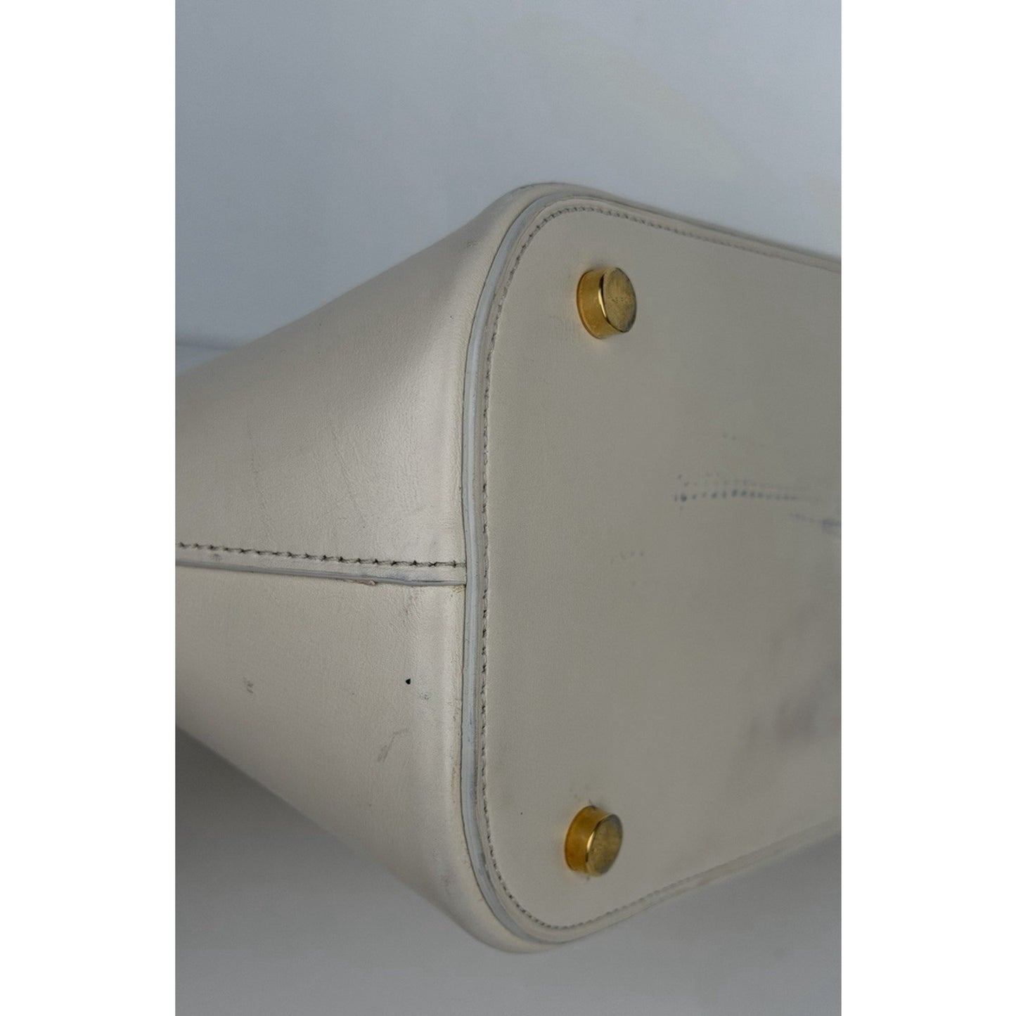 The Row Lady Bag in Ivory Color Leather D2