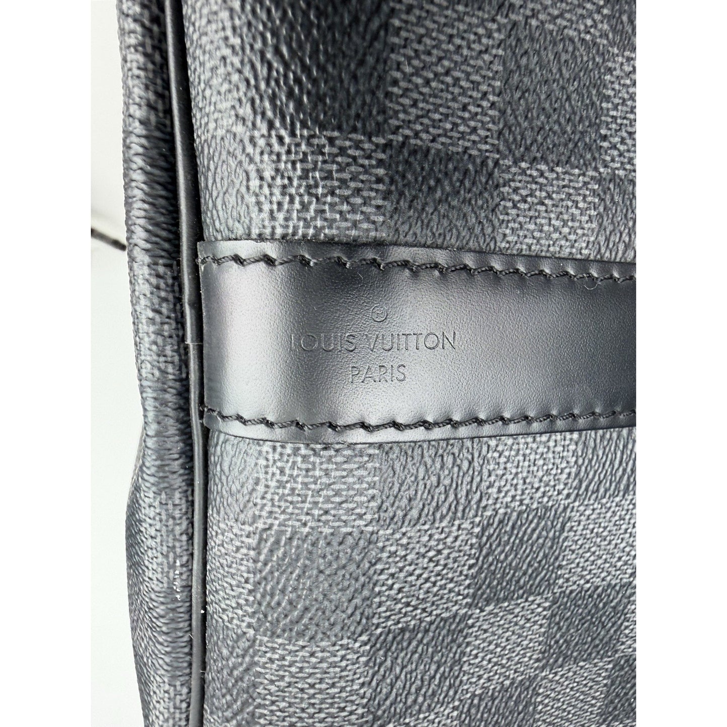 Louis Vuitton Keepall 55 Bandouliere Travel Bag in Damier Coated Canvas 2017 S