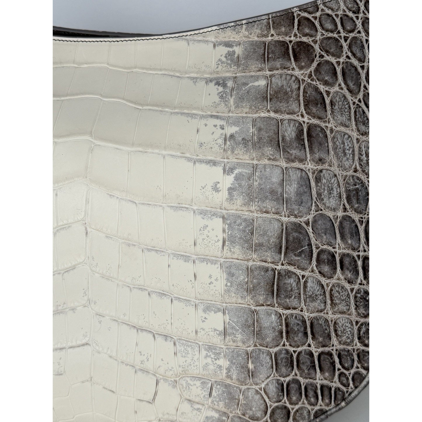 Chritian Dior Himalayan Crocodile XL Soft Saddle Men’s Bag Beige