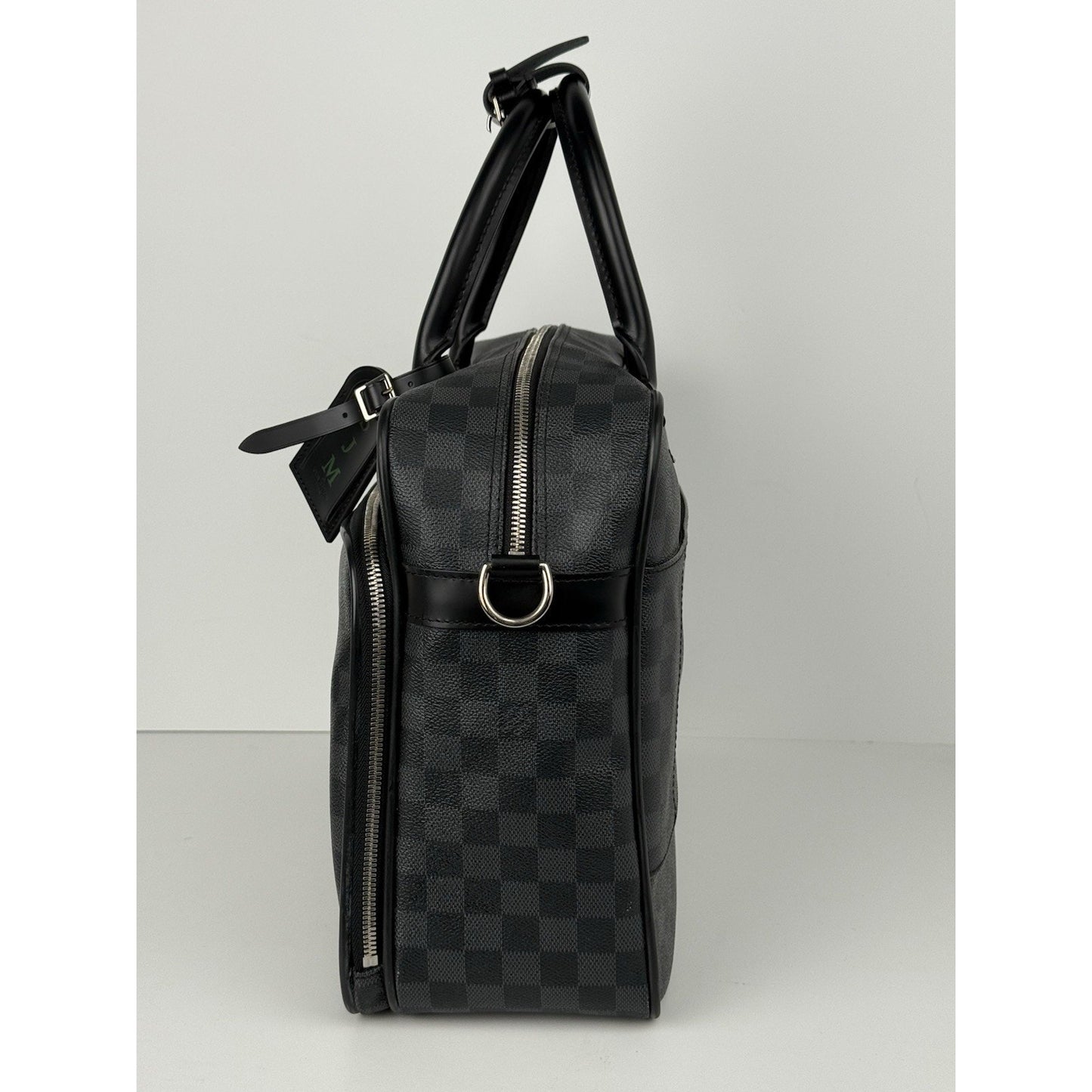 Louis Vuitton Damier Graphite Icart Business Bag Briefcase Handbag Black