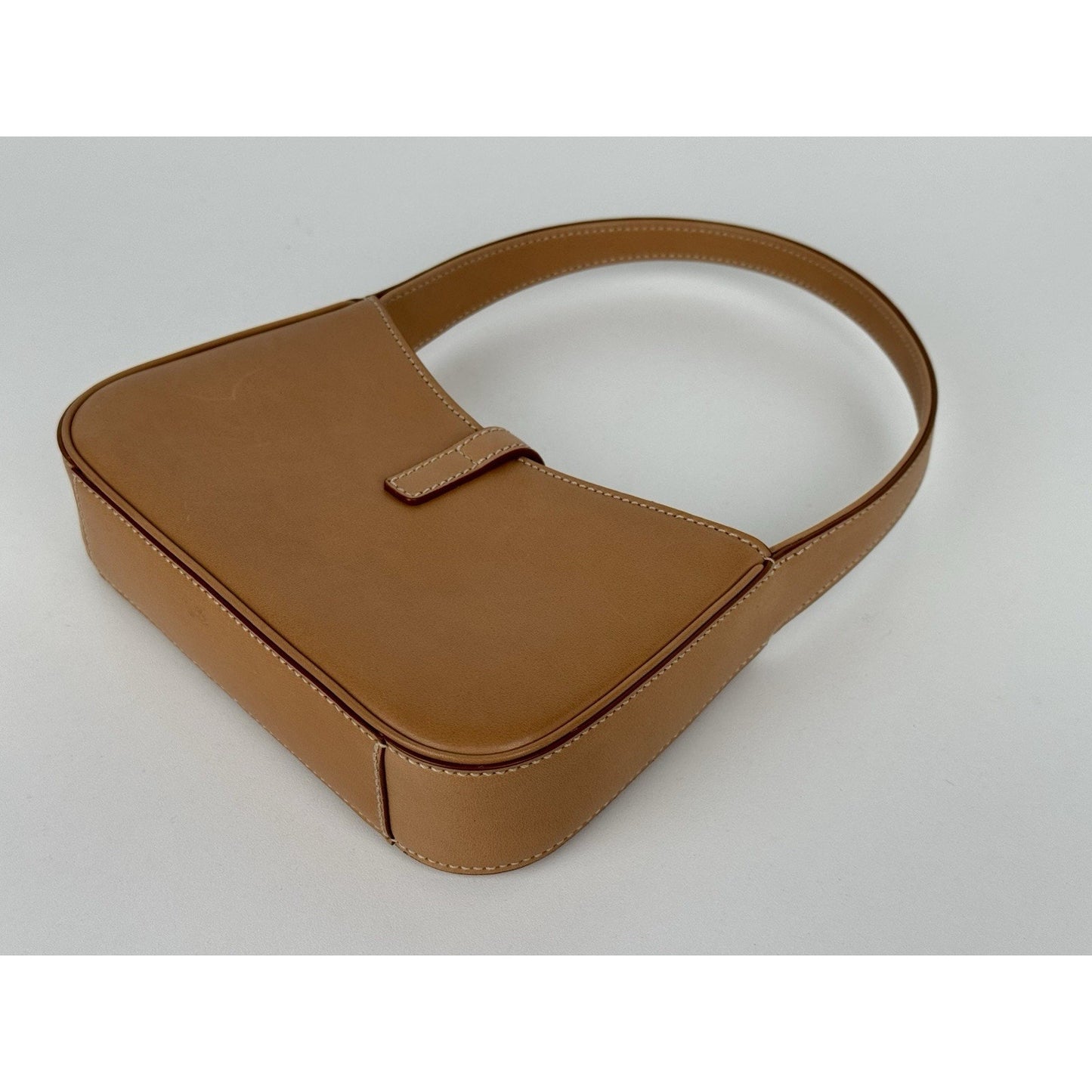 Saint Laurent Le 5 A 7 Brown Leather Top Handle Bag (2)