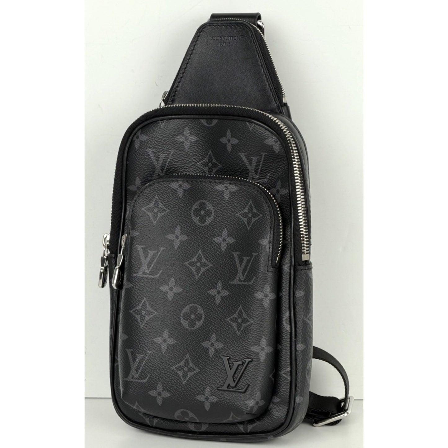 Louis Vuitton Avenue Slingbag PM in Black Monogram Eclipse Coated Canvas NFC E5