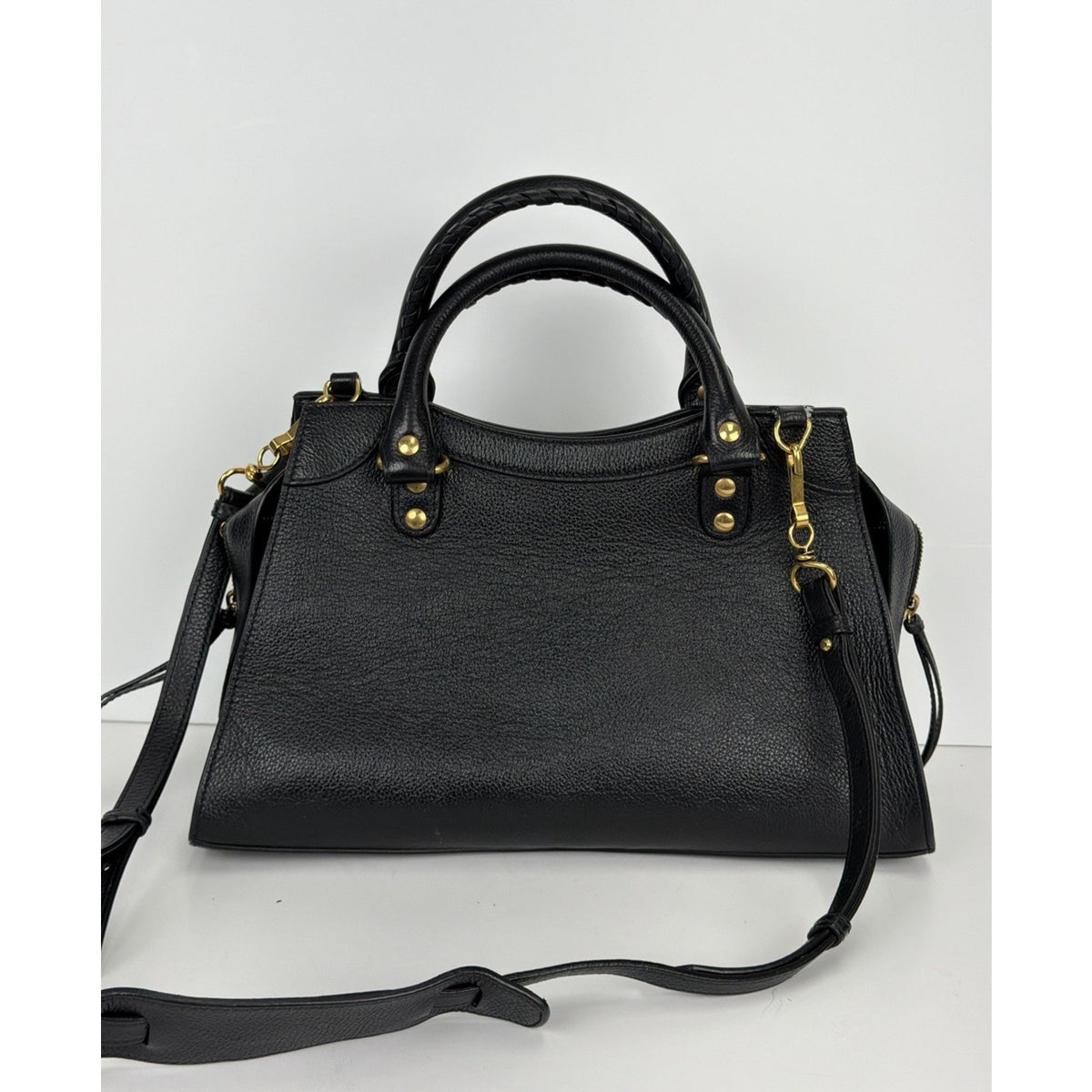 Balenciaga Neo Classic City Bag Small in Black Grained Calfskin Leather S-05