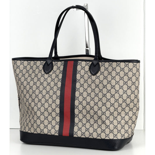 Gucci Ophidia Tote Large Bag in The Iconic GG Supreme Coated Canvas D-1