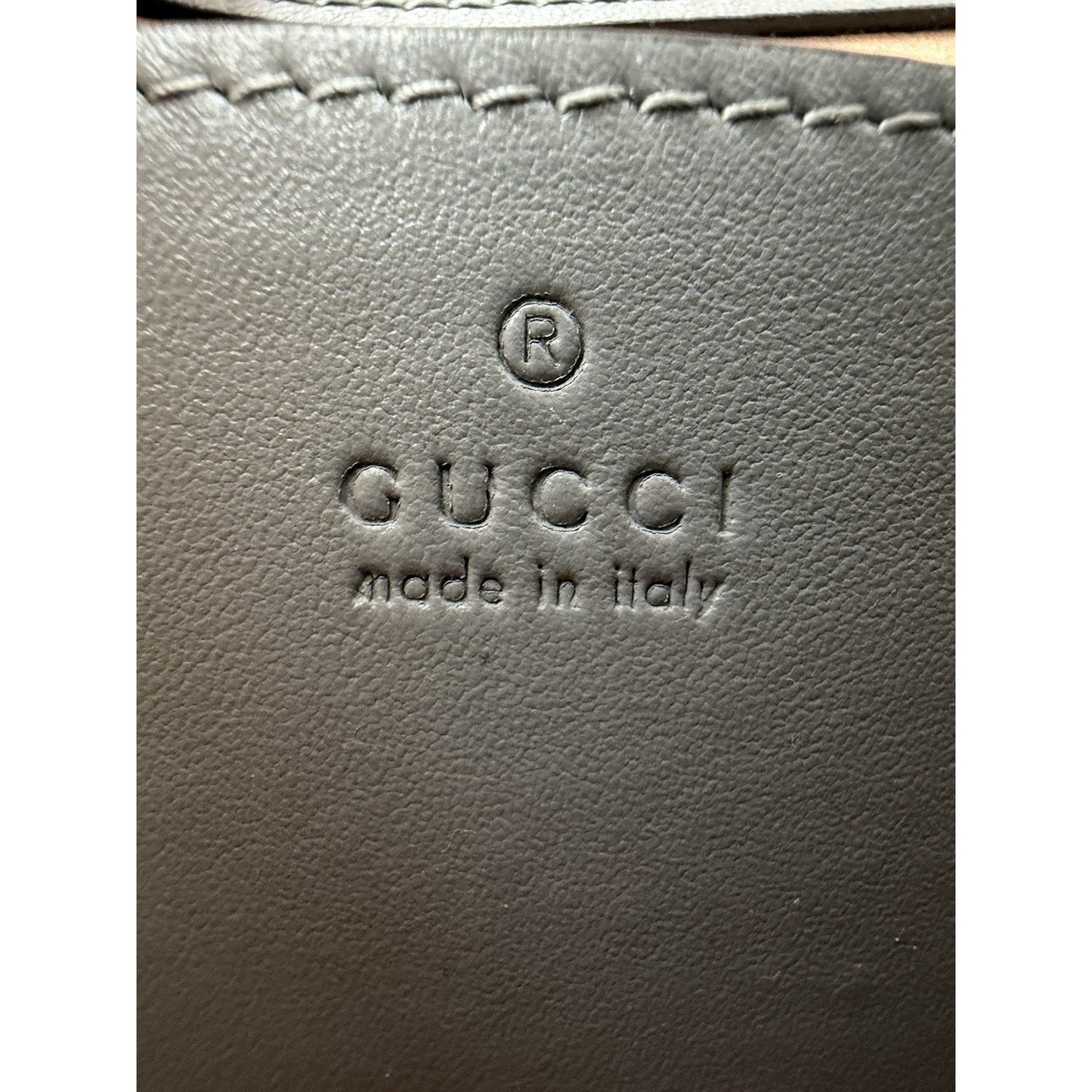Gucci Double G Marmont Mini Grey Women's Shoulder Bag