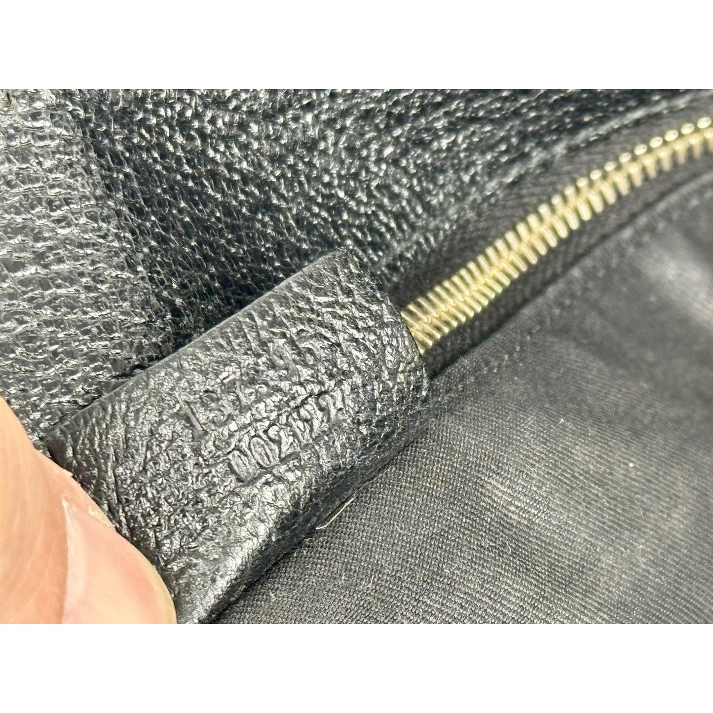 Gucci GG Canvas Tote Bag in Black with Bamboo Handles D-7