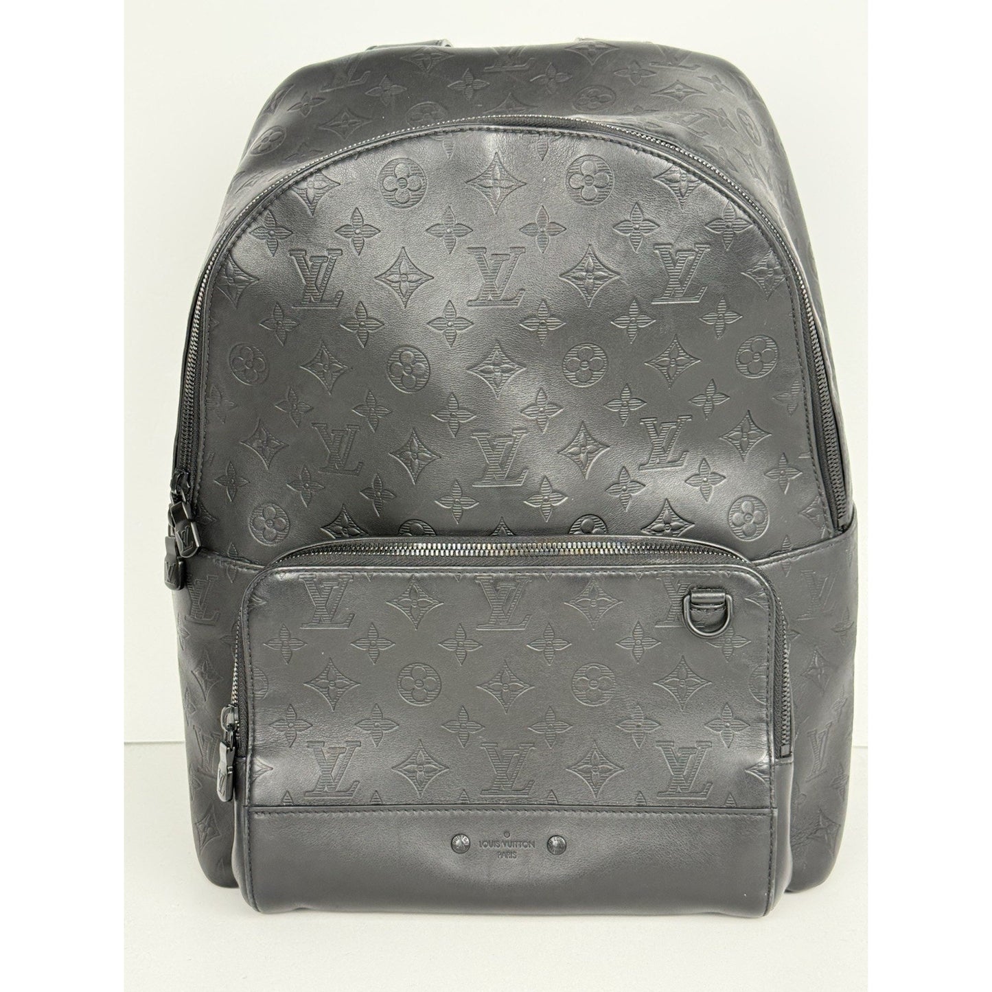 Louis Vuitton Shadow Monogram Racer Backpack Black Leather B-7