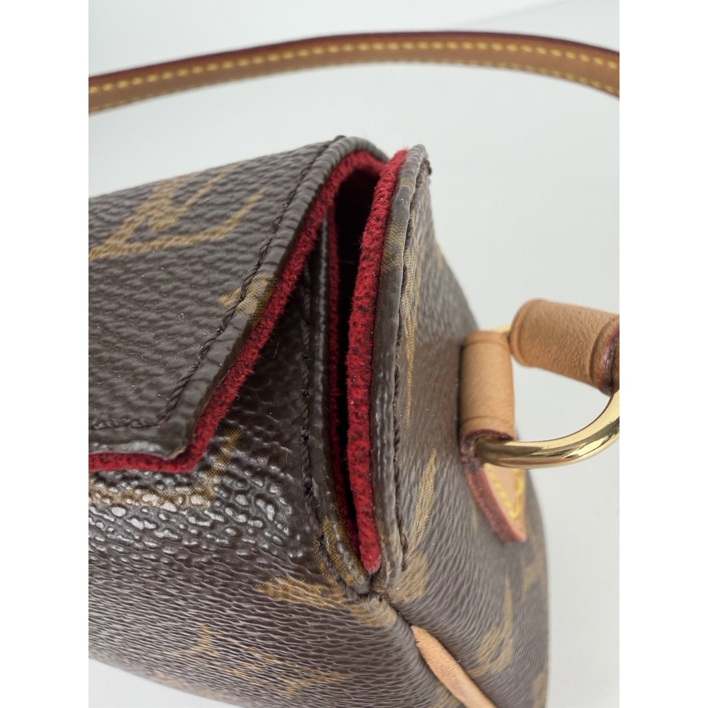Louis Vuitton Recital Shoulder Bag Vintage Classic Monogram Canvas 2002 S15