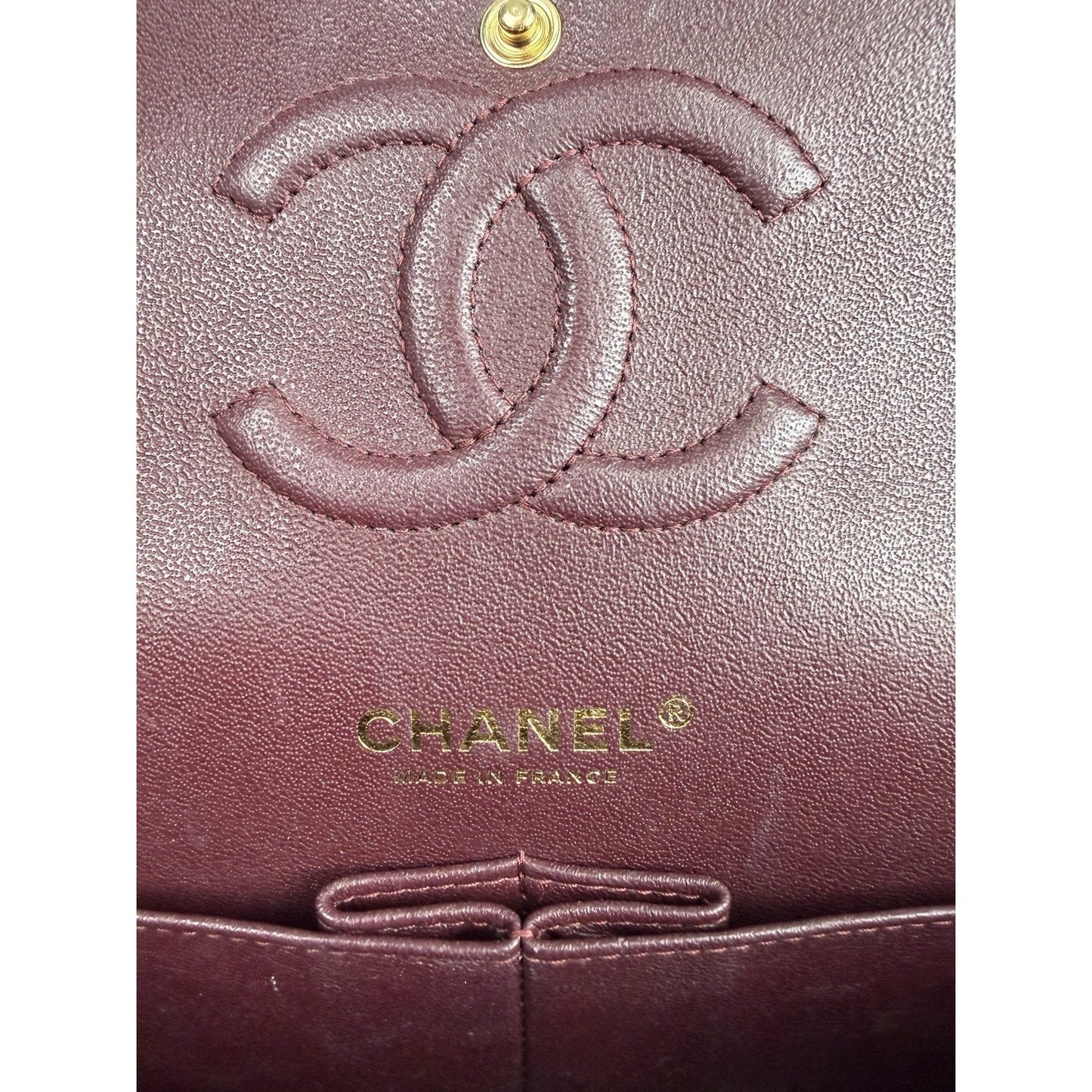 Chanel Classic Double Flap Medium Bag Black Caviar Leather Gold Hardware 2019 D7