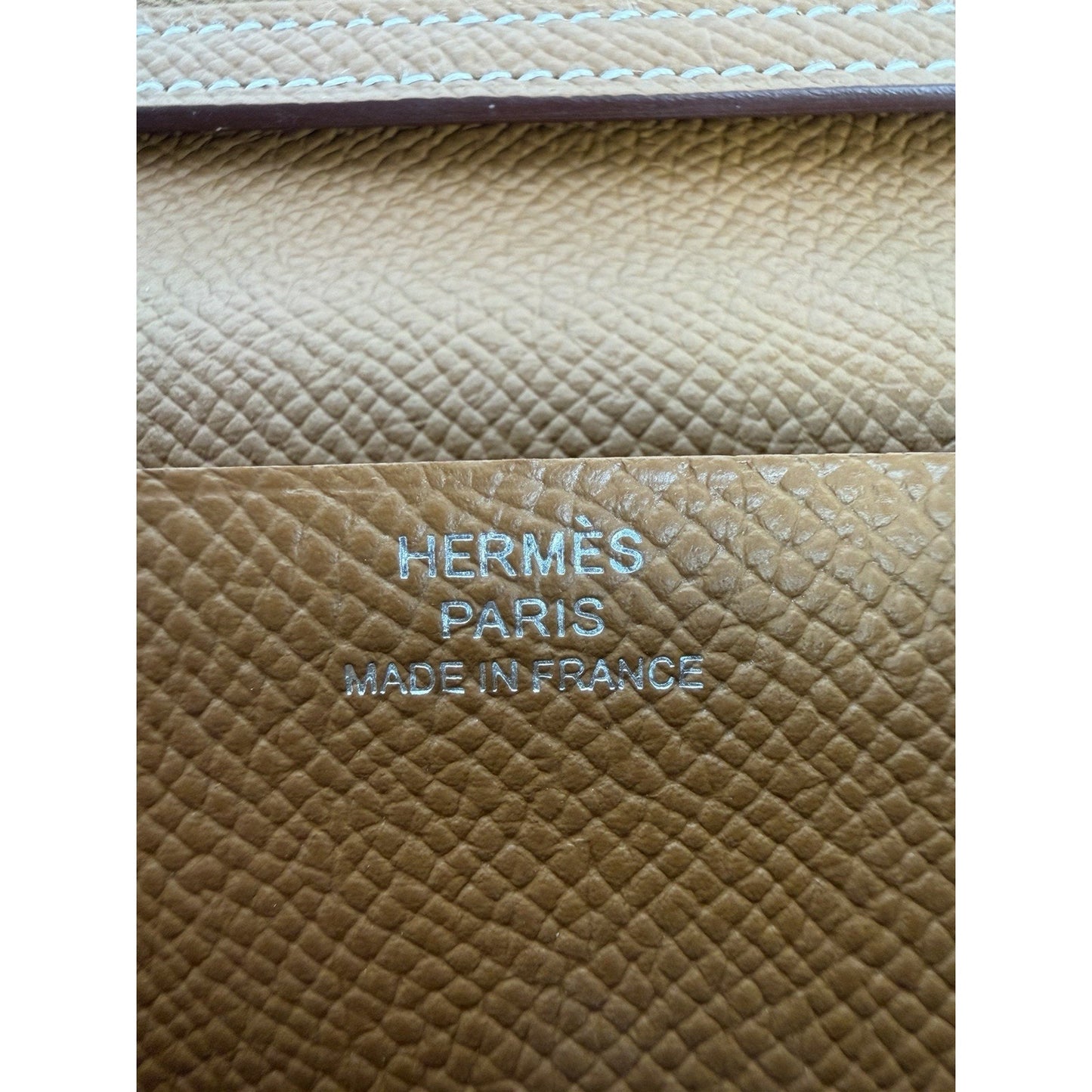 Hermes Bearn Long Bifold Wallet in Brown Epsom Leather 2022