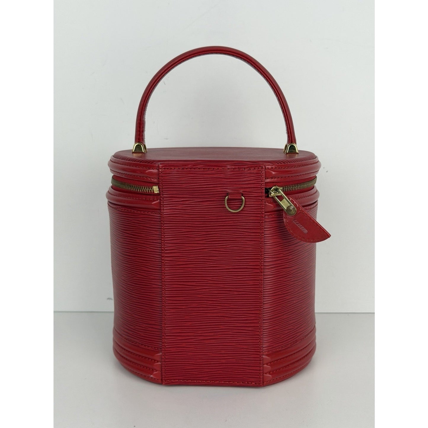 Louis Vuitton Cannes Vanity Bag Vintage in Vibrant Red Epi Leather 1995 S