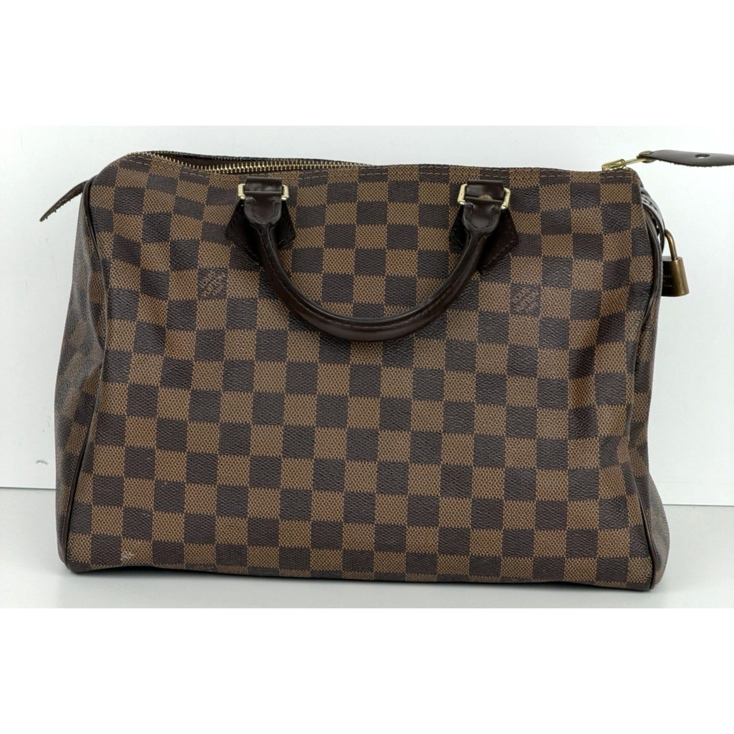 Louis Vuitton Speedy 30 Damier Ebene Top Handle Bag (2007) S14