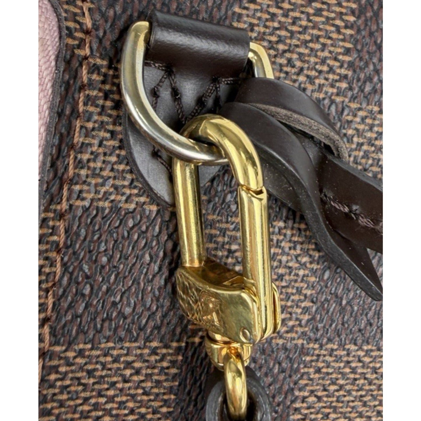 Louis Vuitton Neverfull MM Pochette in Damier Ebene Coated Canvas 2020 K2