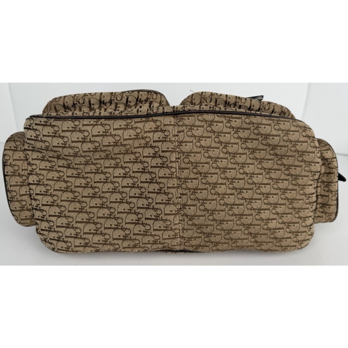 Christian Dior Diorissimo Street Chic Hobo Bag in Beige Canvas with Leather S