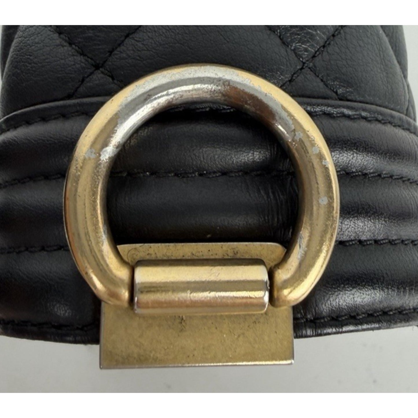 Chanel Boy New Medium Bag in Black Quilted Leather 2019 Gold HW E8