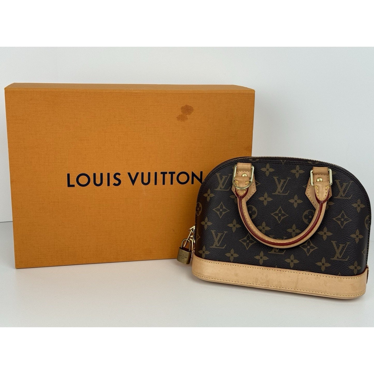 Louis Vuitton LV Monogram Alma BB Top Handle Women's Bag