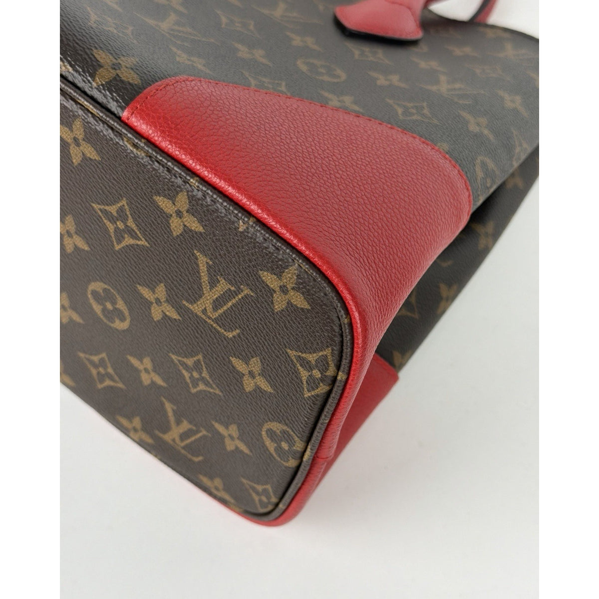Louis Vuitton Flandrin Tote Bag in Brown LV Monogram Coated Canvas 2017 S-02