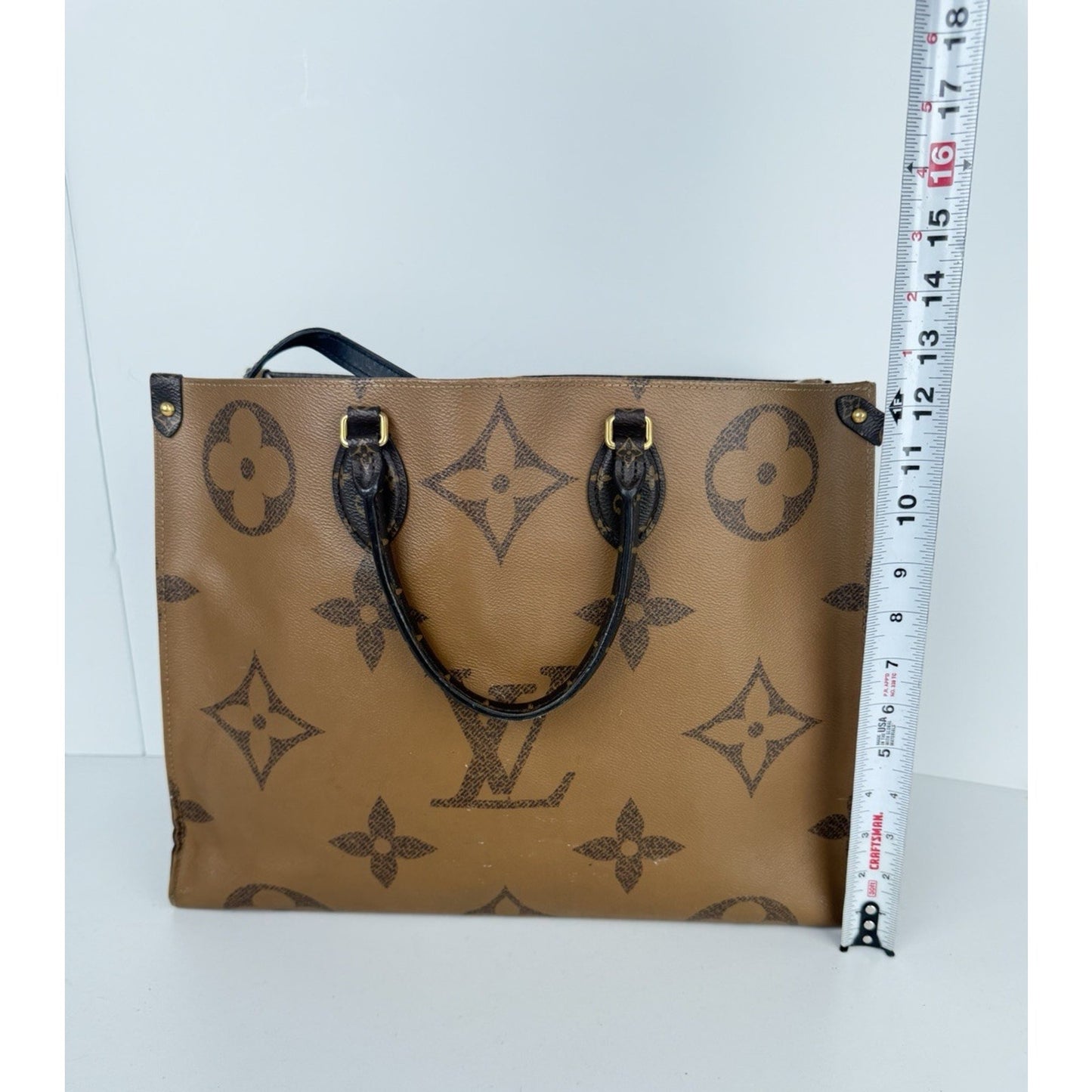 Louis Vuitton OnTheGo Tote Bag GM in Brown Reverse Monogram Canvas 2020 S