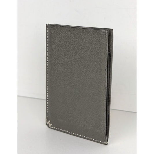 Hermes H Sellier Card Holder in Evercolor Calfskin Leather