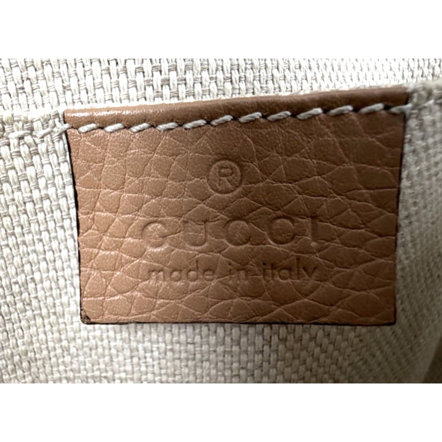 Soho Disco Small Bag in Light Brown Leather Crossbody Champagne Hardware S