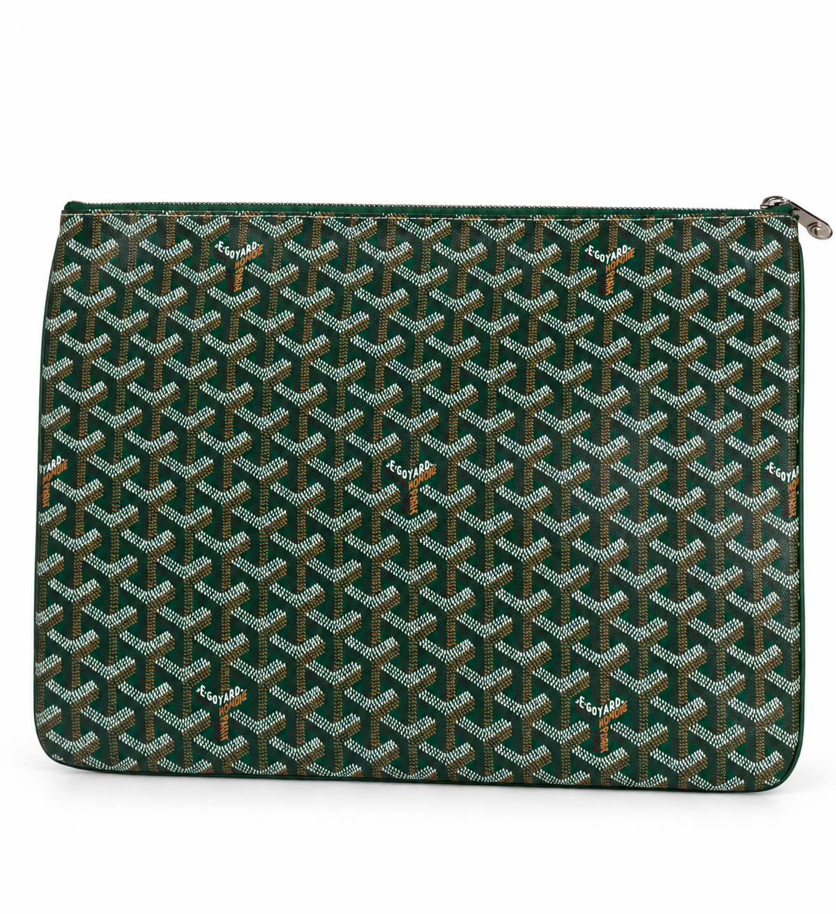 Goyard Sénat MGM Pouch in Green Goyardine Canvas