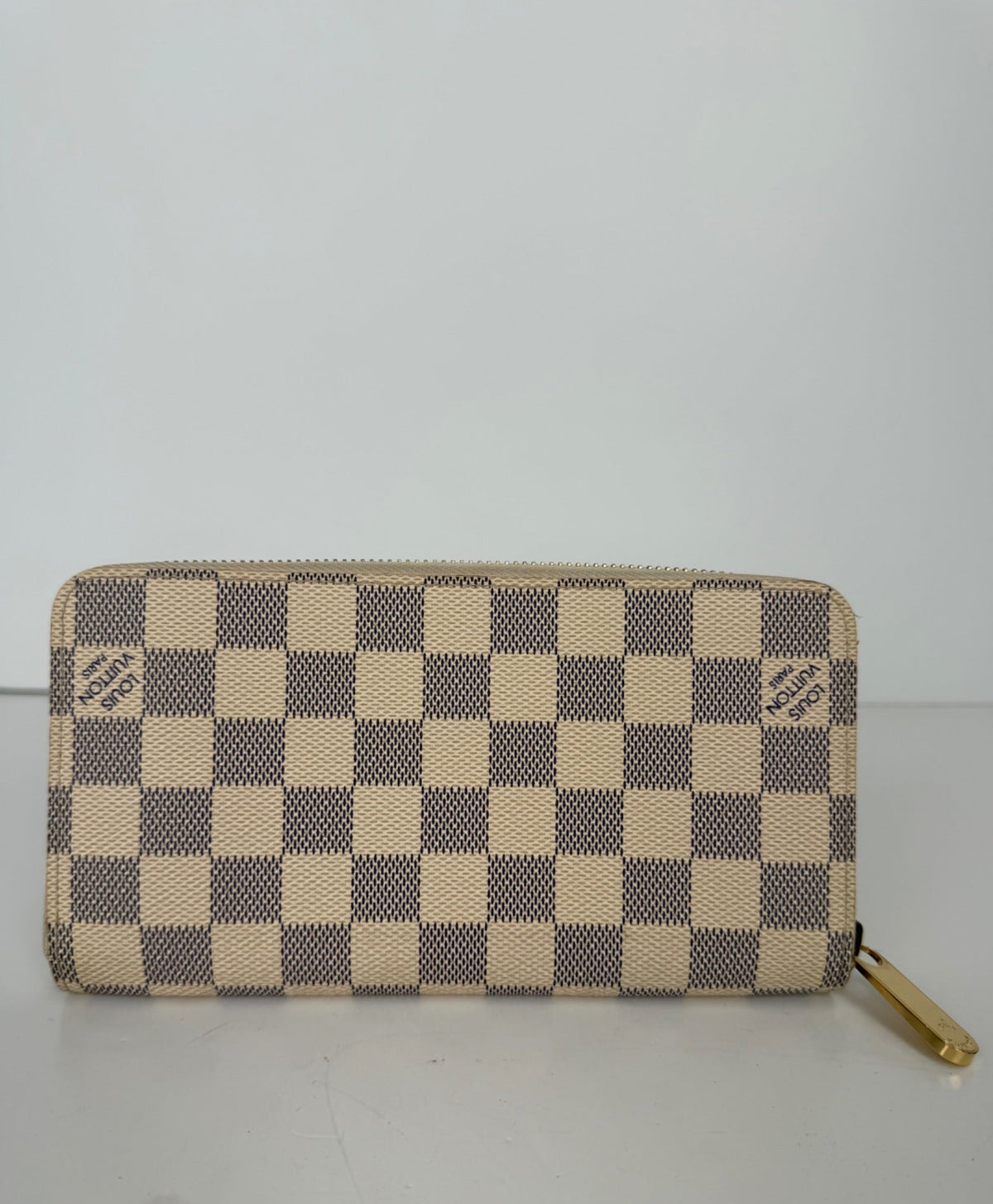 Actual Louis Vuitton Damier Azur zip-around wallet photo 2