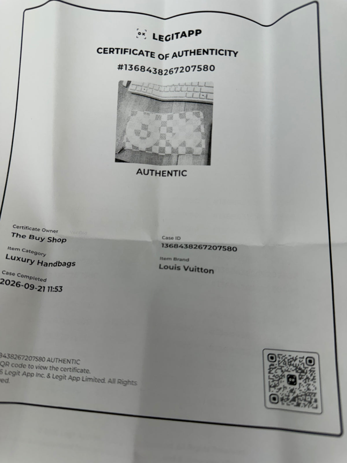 Actual Louis Vuitton Damier Azur zip-around wallet photo 3