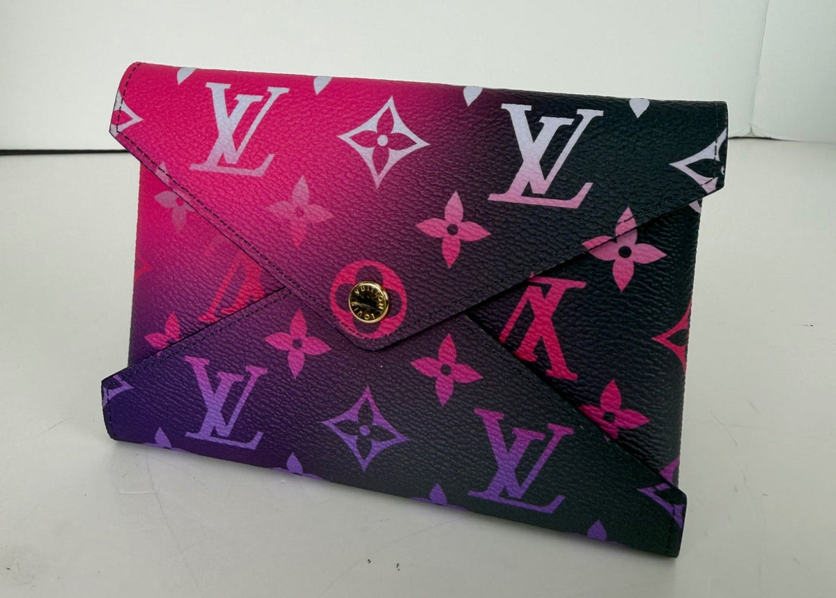 Actual Louis Vuitton gradient monogram envelope pouch photo 1