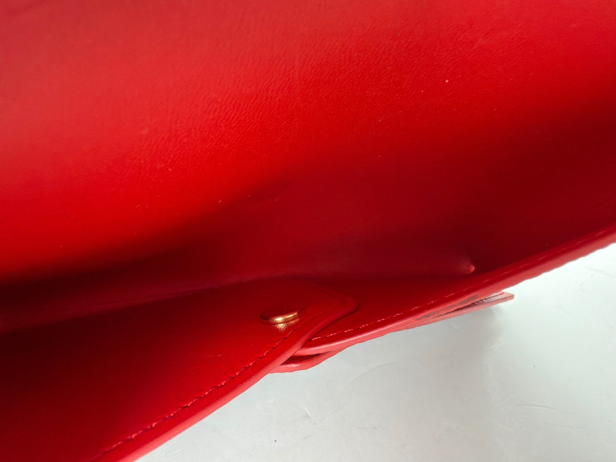 Red interior detail