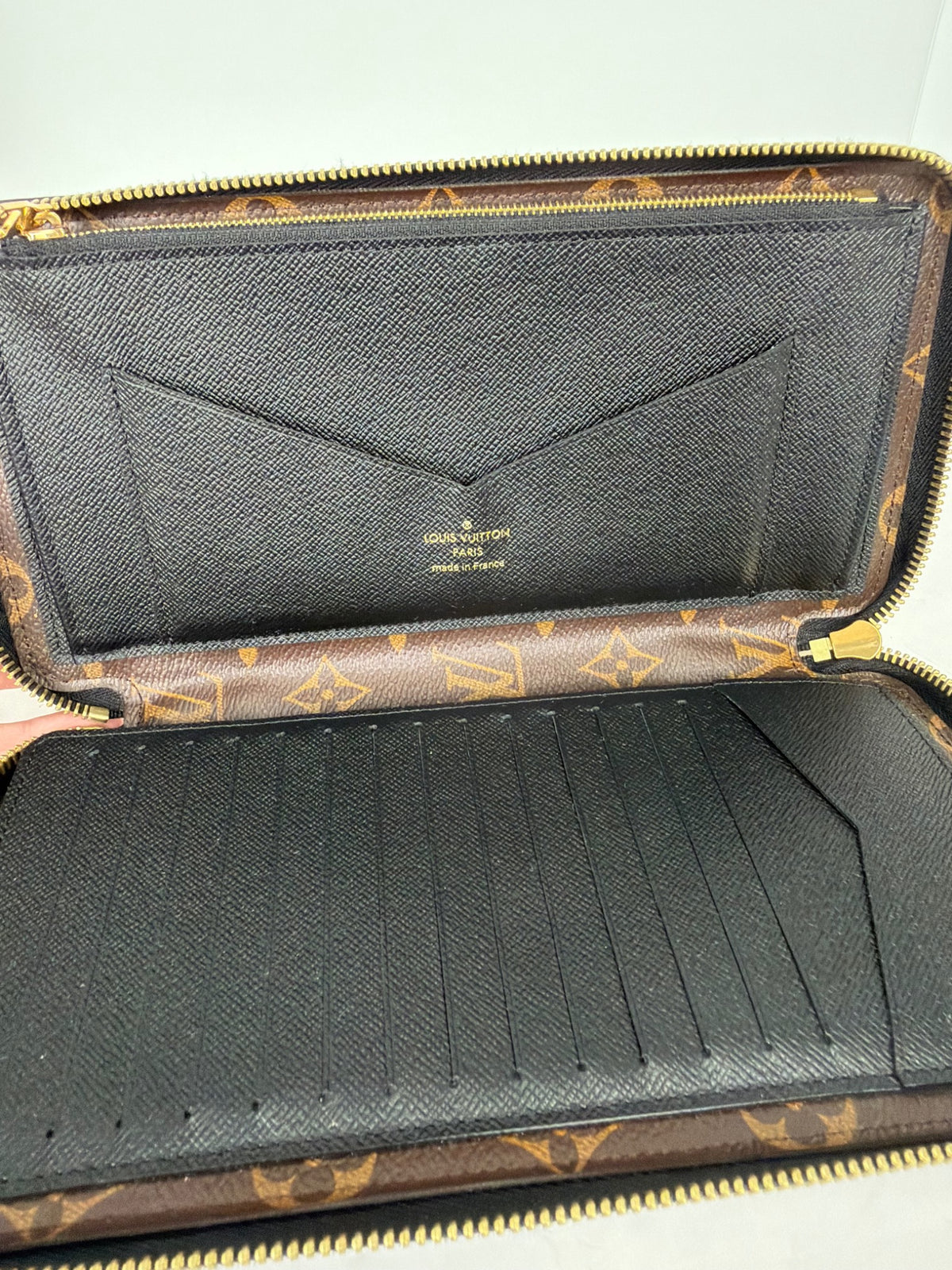 Actual Louis Vuitton Monogram zip-around organizer wallet photo 9